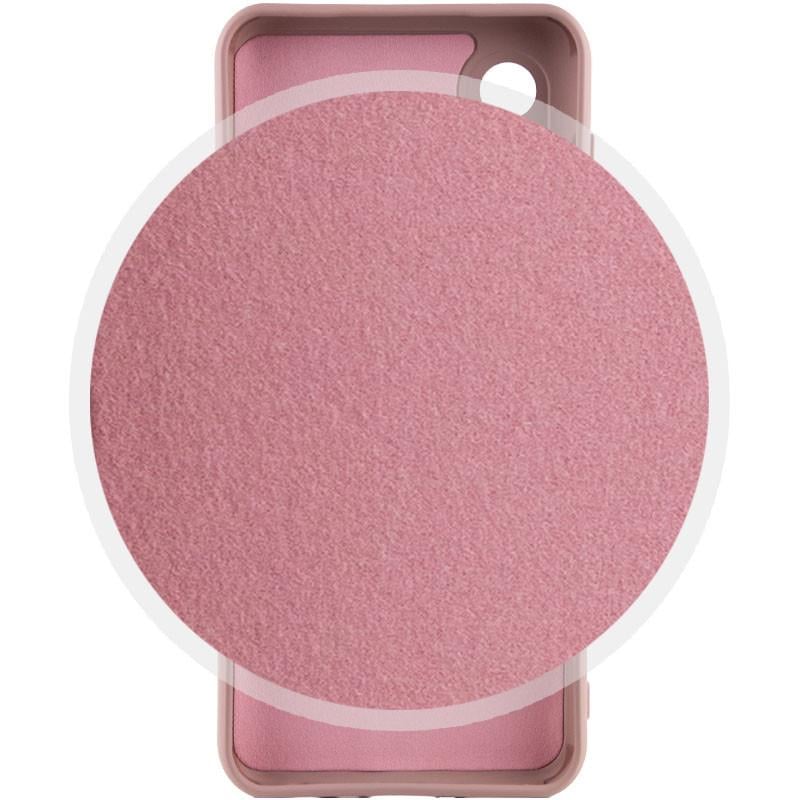 Противоударный чехол Silicone Cover Lakshmi Full Camera (A) для Samsung Galaxy A03 Core Розовый / Pink Sand - фото 3