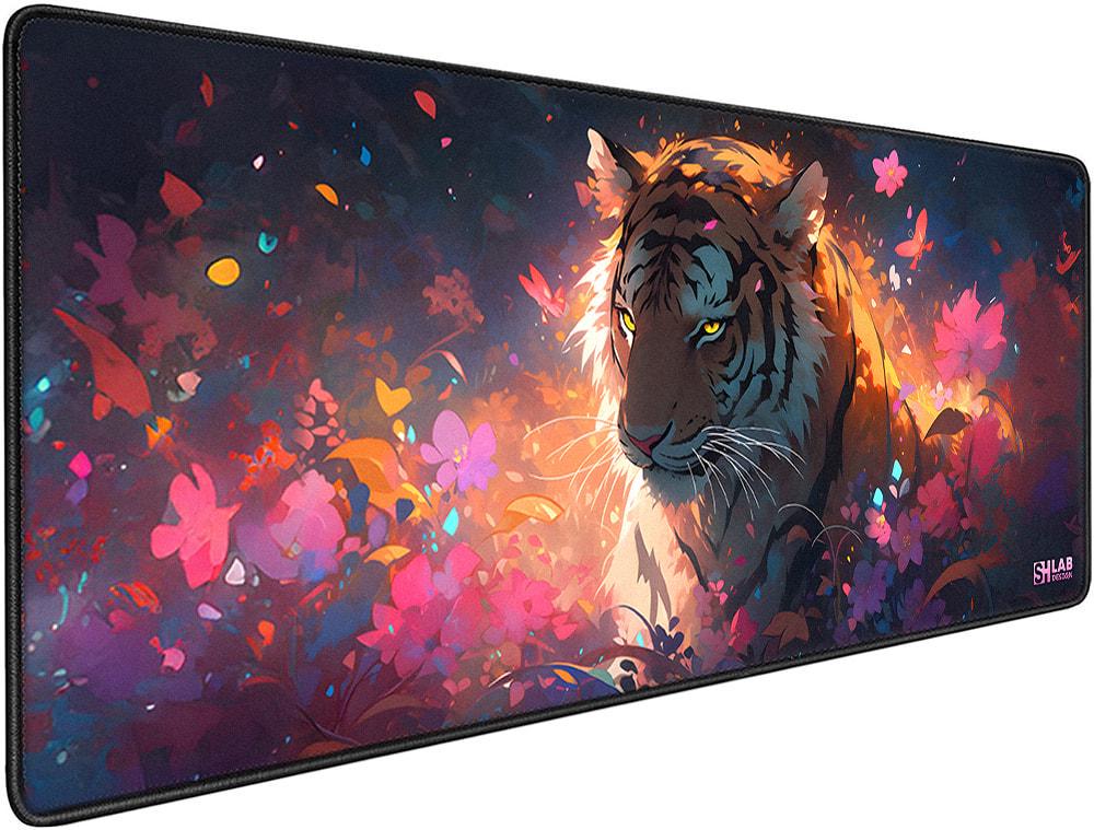 Килимок для мишки SHLab Tiger in Flowers SHM-398 70х30 см (35879)