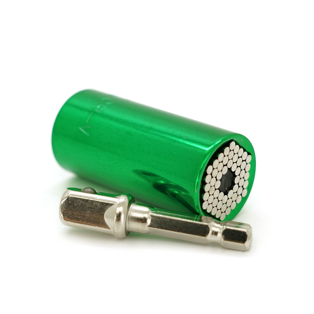 Насадка для шуруповерта универсальная 7-19/25х52 мм 3/4" Зеленый (26840165) Насадка для шуруповерта универсальная 7-19/25х52 мм 3/4" Зеленый (26840165)