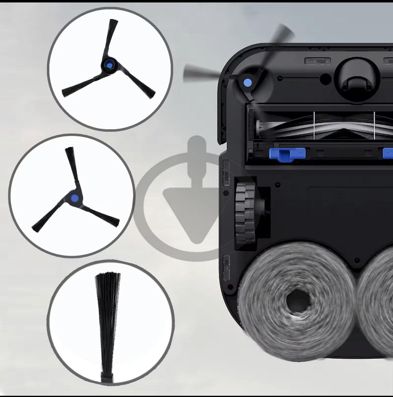 Комплект аксесуарів для Ecovacs Deebot X2 Omni/X2 Pro/X2 12 шт. - фото 4 Комплект аксесуарів для Ecovacs Deebot X2 Omni/X2 Pro/X2 12 шт. - фото 4