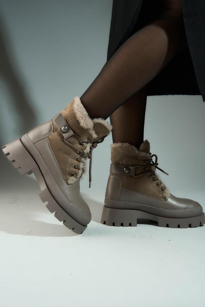 Черевики жіночі Fabio Monelli р. 41 Сірий (180752) - фото 5 Черевики жіночі Fabio Monelli р. 41 Сірий (180752) - фото 5