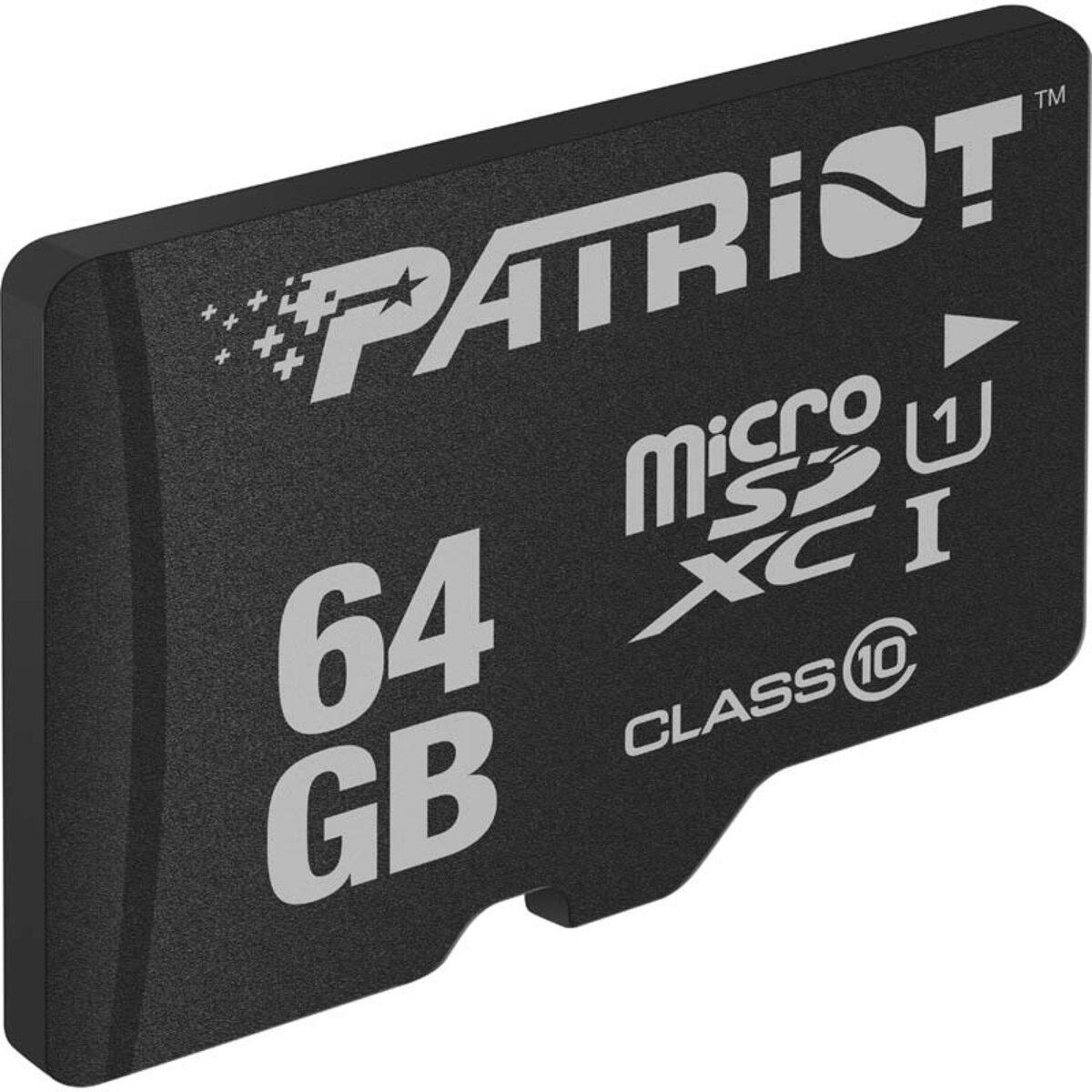 Карта пам'яті Patriot microSDXC LX Series 64 Гб (PSF64GMDC10)