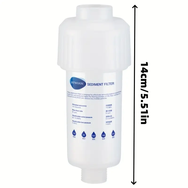 Фильтр для душа и ванной с тремя картриджами - фото 6