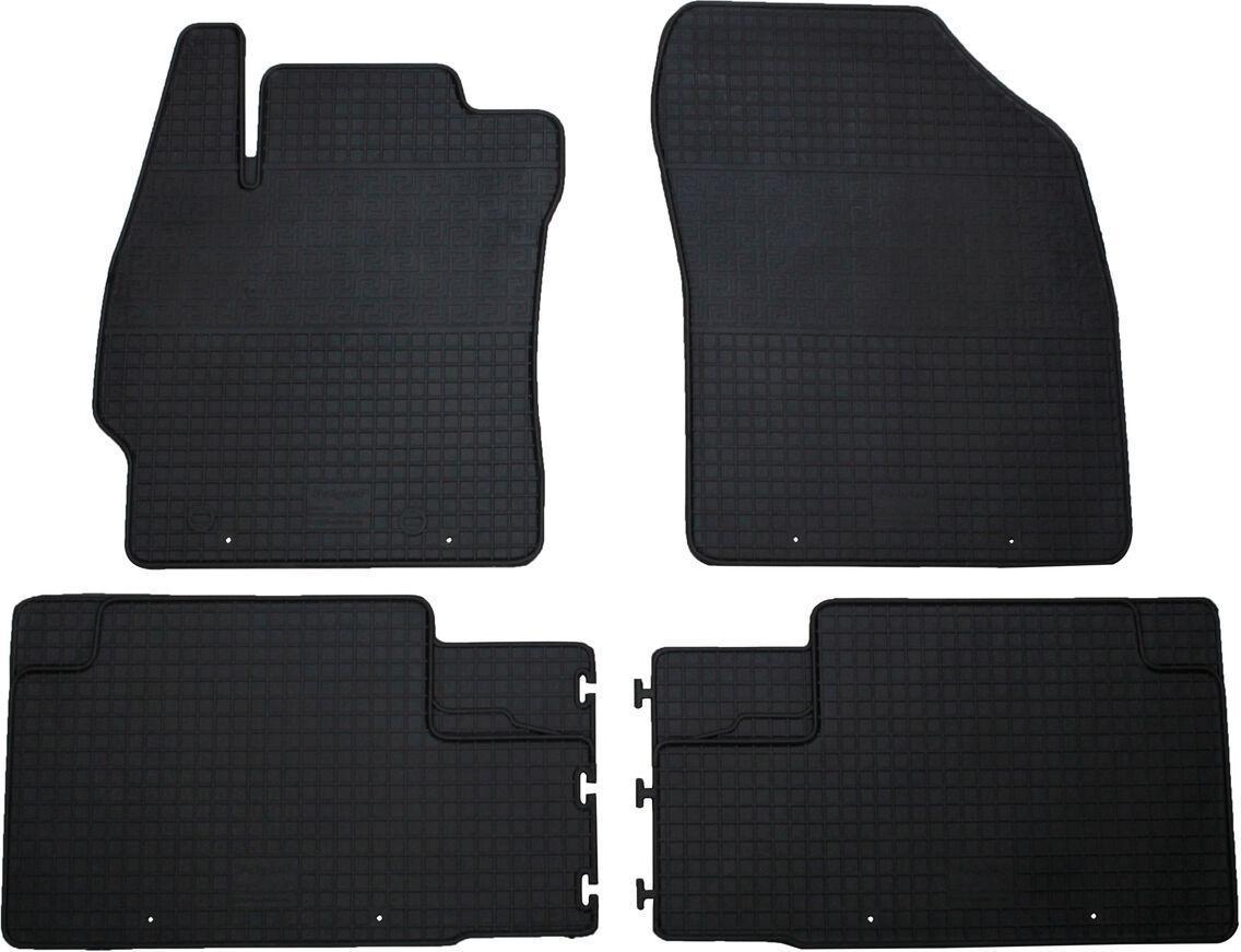 Коврики автомобильные в салон Polytep Toyota Corolla с 07 г.в. 4 шт. Черный (15293058)