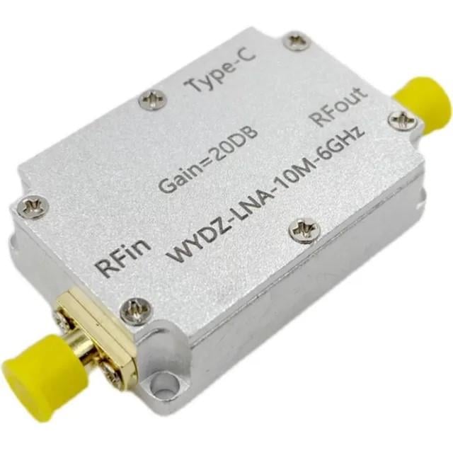 Підсилювач сигналу широкосмуговий 10MHz-6Ghz 20DB Type-C малошумний (00-00024426)