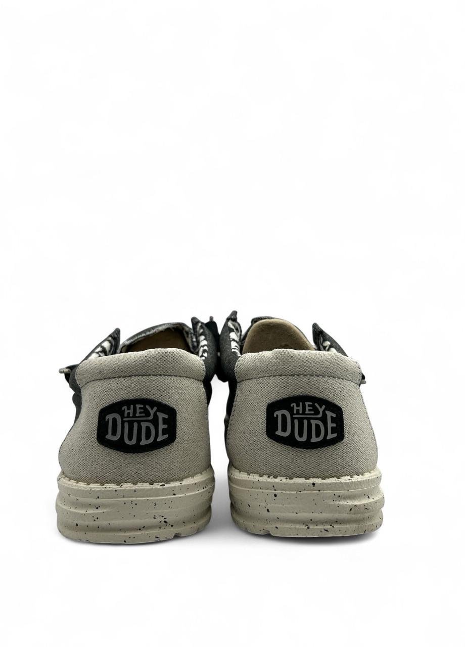 Чоловічі мокасни Hey Dude Wally Stretch Canvas 40022-1HX р. 43 28,2 см Чорний опал (2773123974) - фото 4 Чоловічі мокасни Hey Dude Wally Stretch Canvas 40022-1HX р. 43 28,2 см Чорний опал (2773123974) - фото 4