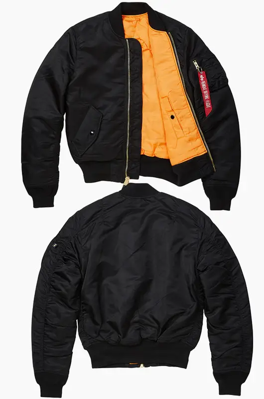 Бомбер Alpha Industries MA-1 Slim Fit Flight Jacket XS Black (MJM44530C1BXS) - фото 5