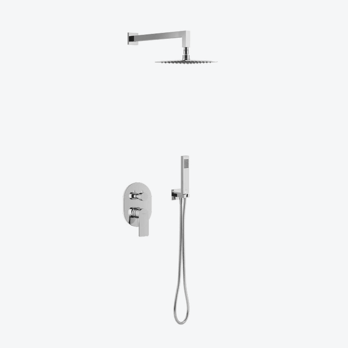 Комплект для ванны и душа Excellent Glad скрытого монтажа Хром Комплект для ванны и душа Excellent Glad скрытого монтажа Хром