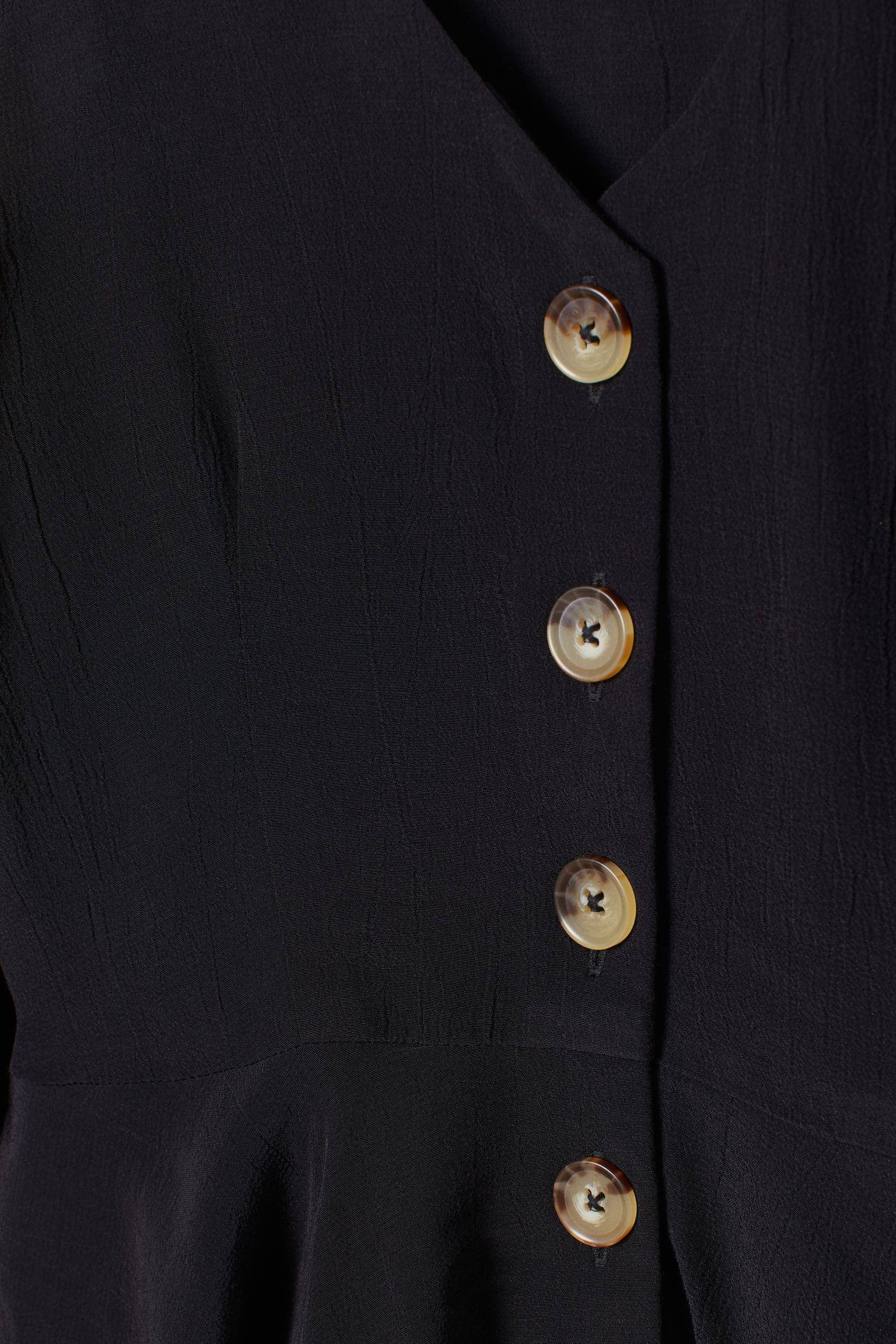 Блуза H&M р. 32 Черный (4127451999) - фото 2