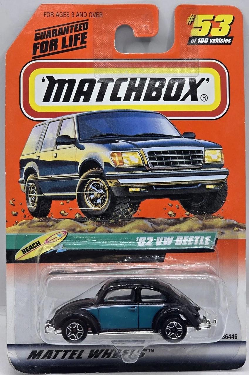 Игрушечная машинка Matchbox '62 VW Beetle 1999 Beach №53 (36446)