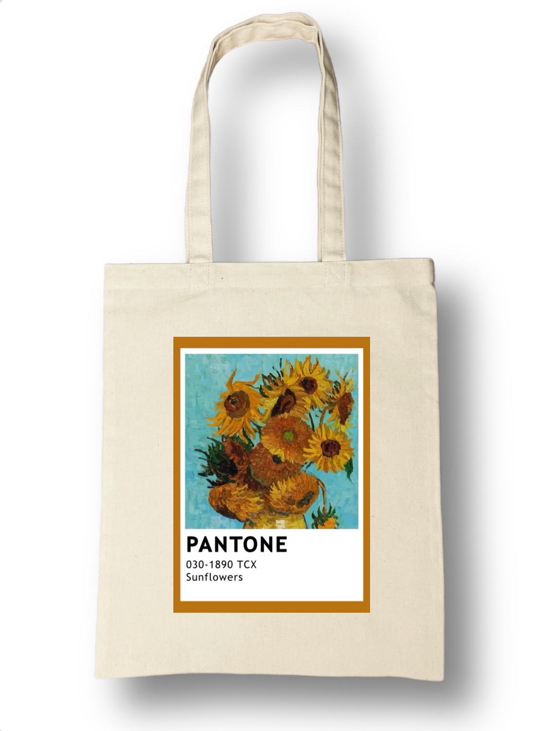 Еко-сумка універсальна бавовняна eSTetdruk принт Pantone Sunflowers 35x41 см Бежевий (ST0119) Еко-сумка універсальна бавовняна eSTetdruk принт Pantone Sunflowers 35x41 см Бежевий (ST0119)