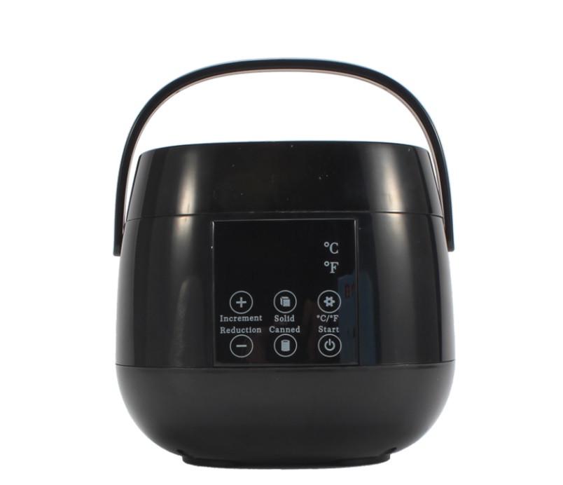 Цифровой баночный воскоплав SUNROZ Smart Wax для воска и парафина с LED дисплеем Черный (SUN5685)