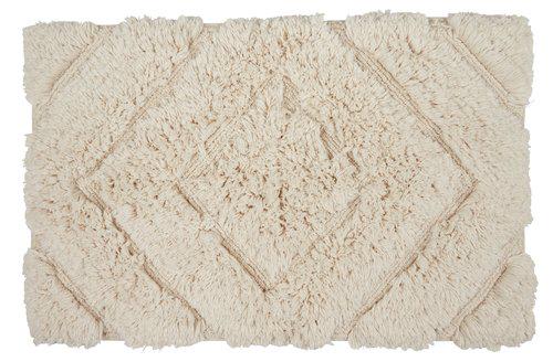 Коврик для ванной хлопок 50x80 см Натуральный