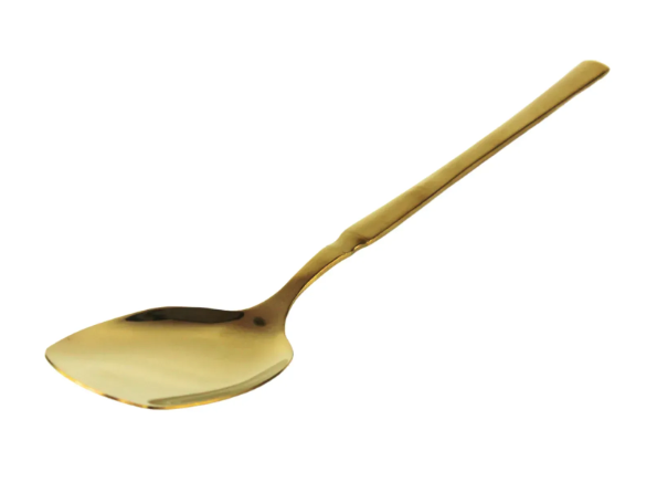Лопатка кухонная из нержавеющей стали 25 см Золотой Лопатка кухонная из нержавеющей стали 25 см Золотой