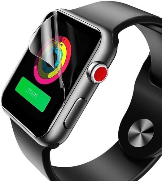 Захисна плівка Devia Premium 3D Full для Apple Watch Series 1/2/3 42 мм 2 шт. (DV-GDR-APL-WS1-42MX2) - фото 2