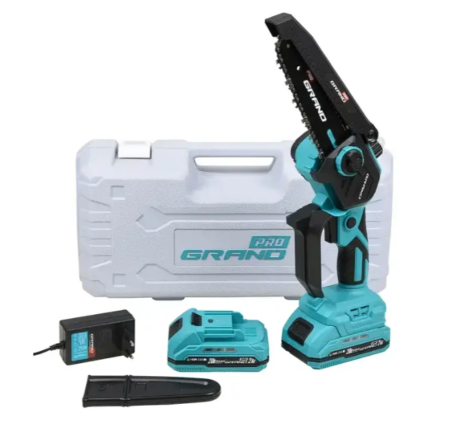 Электропила цепная аккумуляторная Grand АПЦ-20/6" шина 150 мм/2хАКБ/кейс 20V (32810359) Электропила цепная аккумуляторная Grand АПЦ-20/6" шина 150 мм/2хАКБ/кейс 20V (32810359)