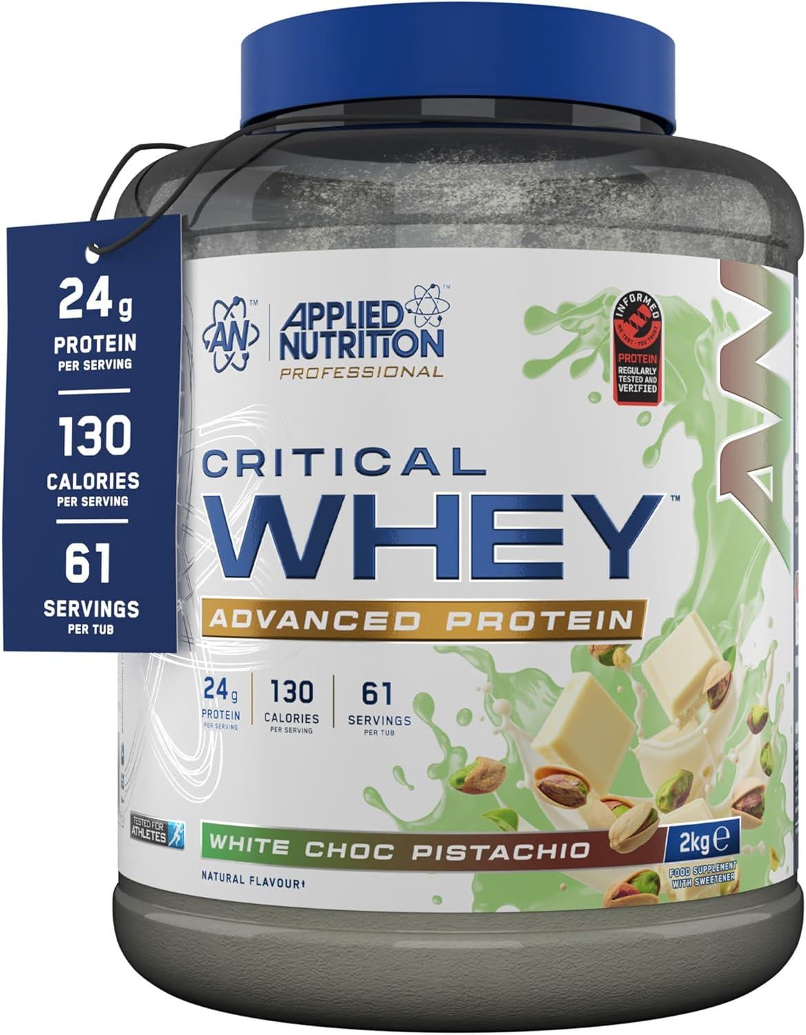 Протеїн Applied Nutrition Critical Whey 2000 г White Chocolate Pistachio