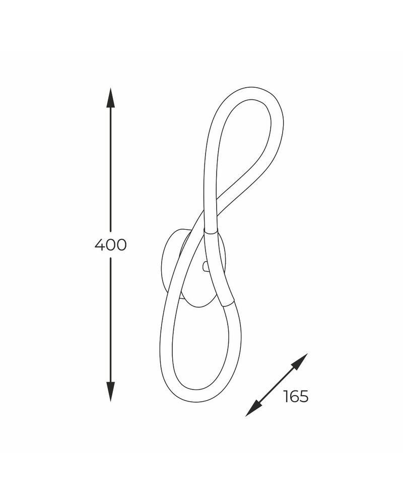 Бра Zuma Line 20006W-GD Balbo LED 1x14W 3000K-6000K 1400Lm IP20 (13982916) - фото 2