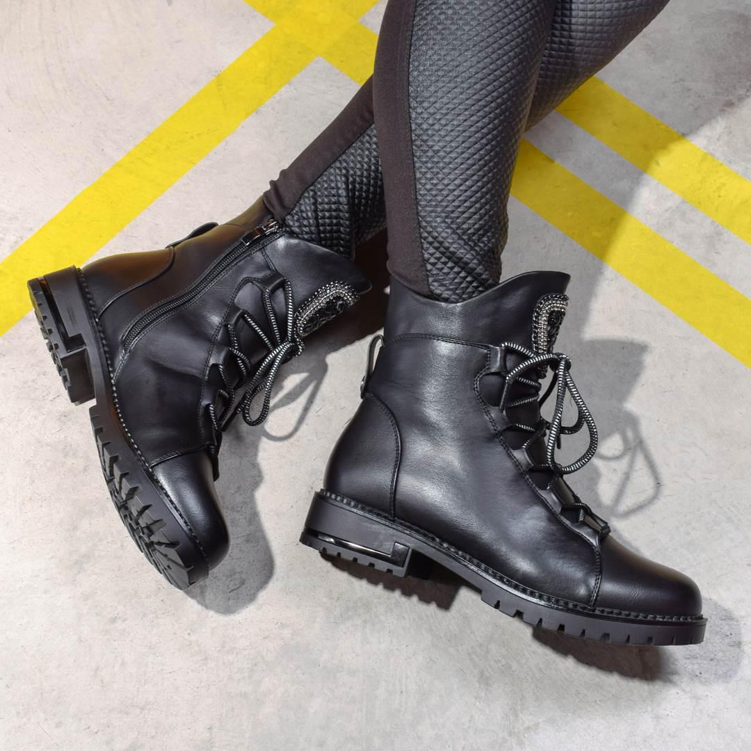 Ботинки женские зимние с пайетками 324233 р. 38 24 см