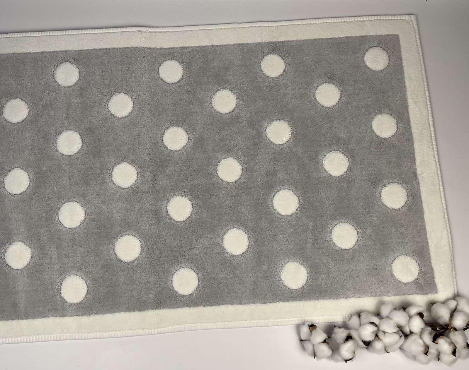 Коврик Set Maison D'or Barnella 60x100 см Puantiye/Gri (CN23401)