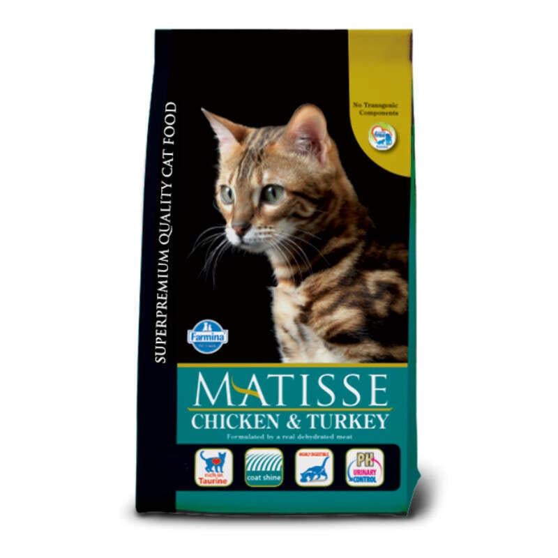 Корм сухий Farmina Matisse Cat Chicken&Turkey з куркою та індичкою для дорослих котів 1,5 кг