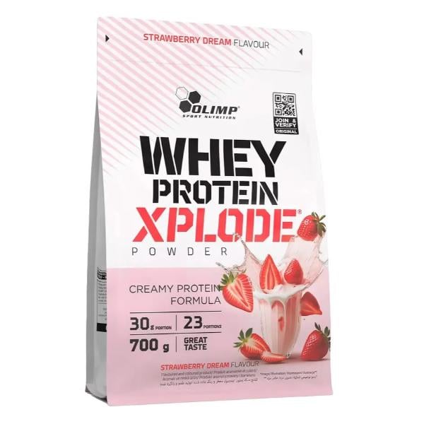 Протеин Olimp Nutrition Whey Protein Xplode 700 г 23 порции Strawberry Dream (000027131) Протеин Olimp Nutrition Whey Protein Xplode 700 г 23 порции Strawberry Dream (000027131)