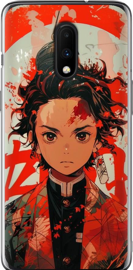 Чехол на OnePlus 7 Тандзиро Камадо (6131u-1740-42517)