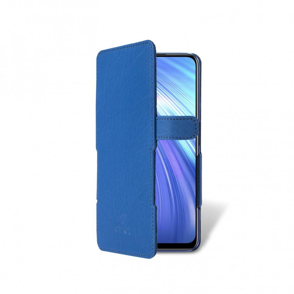 Чехол книжка Stenk Prime для Realme 6 Ярко-синий (65611)
