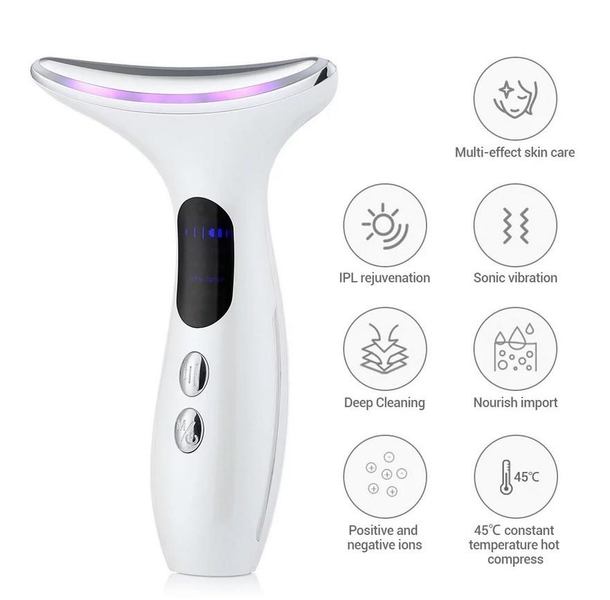 Микротоковый массажер для шеи и лица Neck Beauty Device (2288742278)