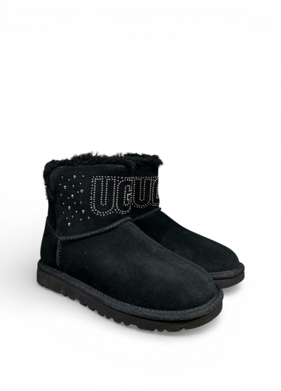 Угги женские UGG Classic Gem Mini Boot s/n 1125911 р. 37/US 6 23 см Черный (2863249971)