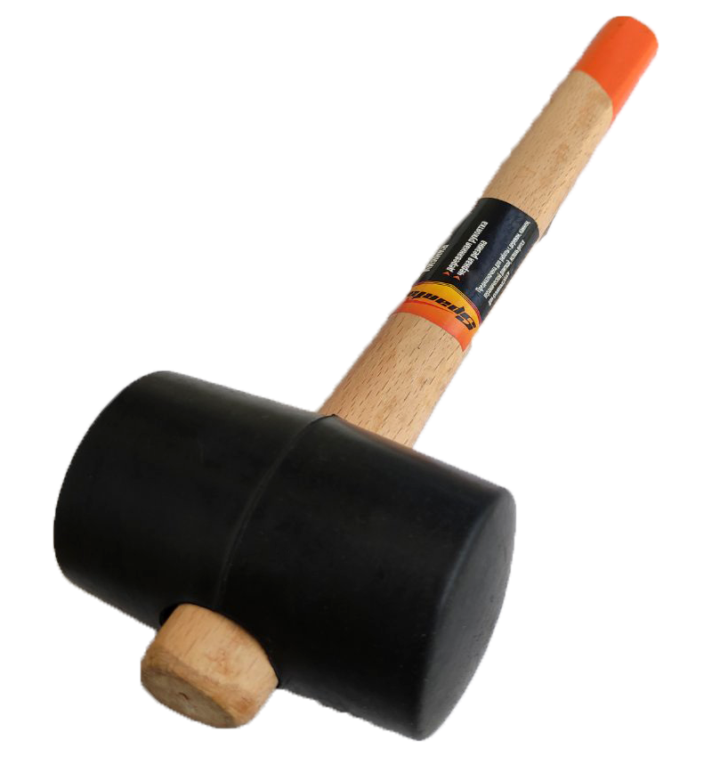 Киянка гумова з дерев'яною ручкою 225 г (52080) - фото 3 Киянка гумова з дерев'яною ручкою 225 г (52080) - фото 3