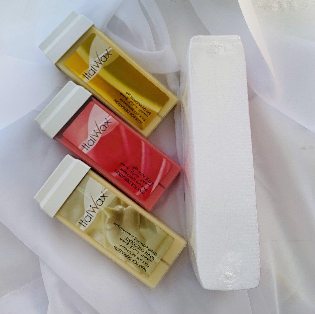 Набор воска Italwax в депиляционных картриджах.