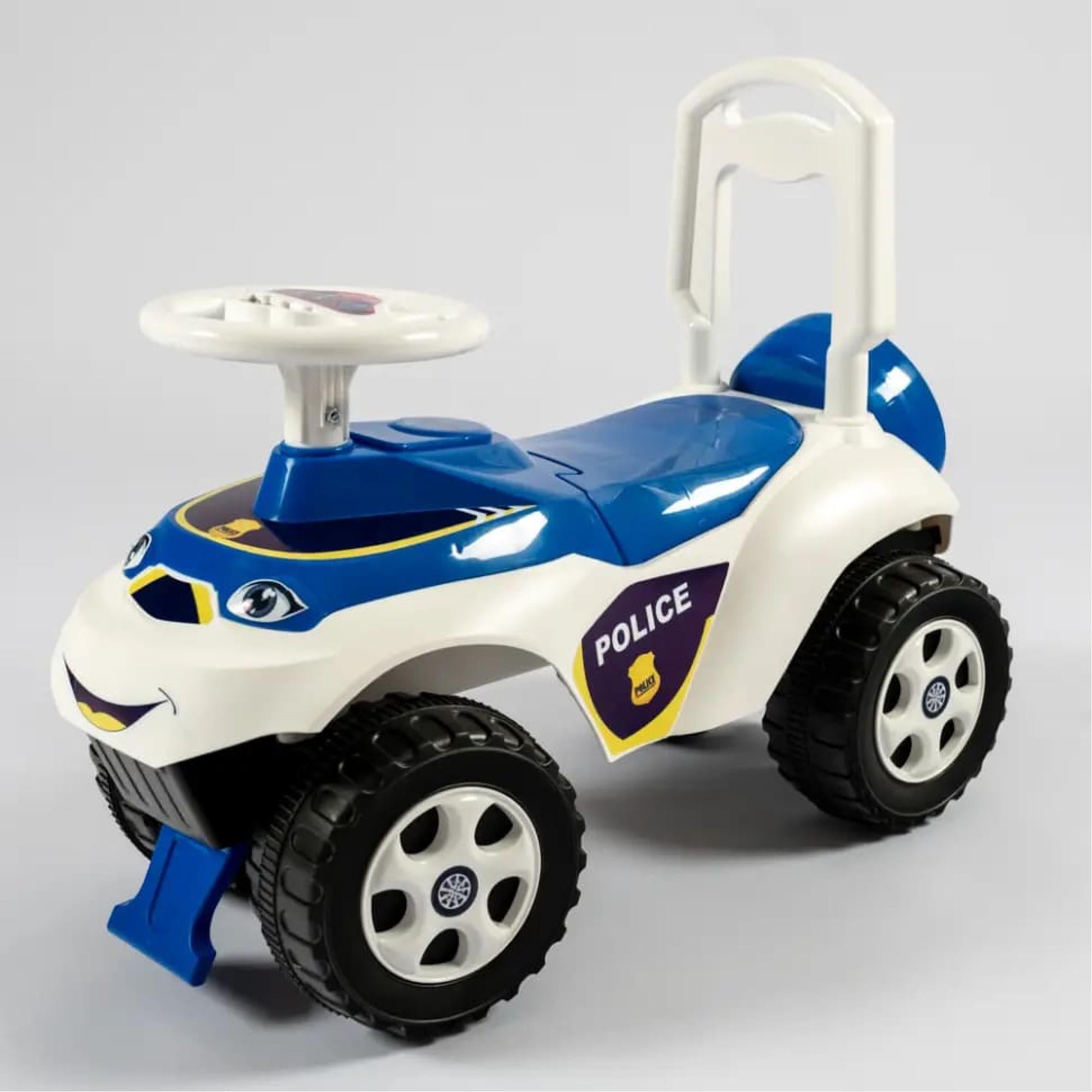 Машинка-толокар детская Doloni Toys 0141/11 Полиция Синий