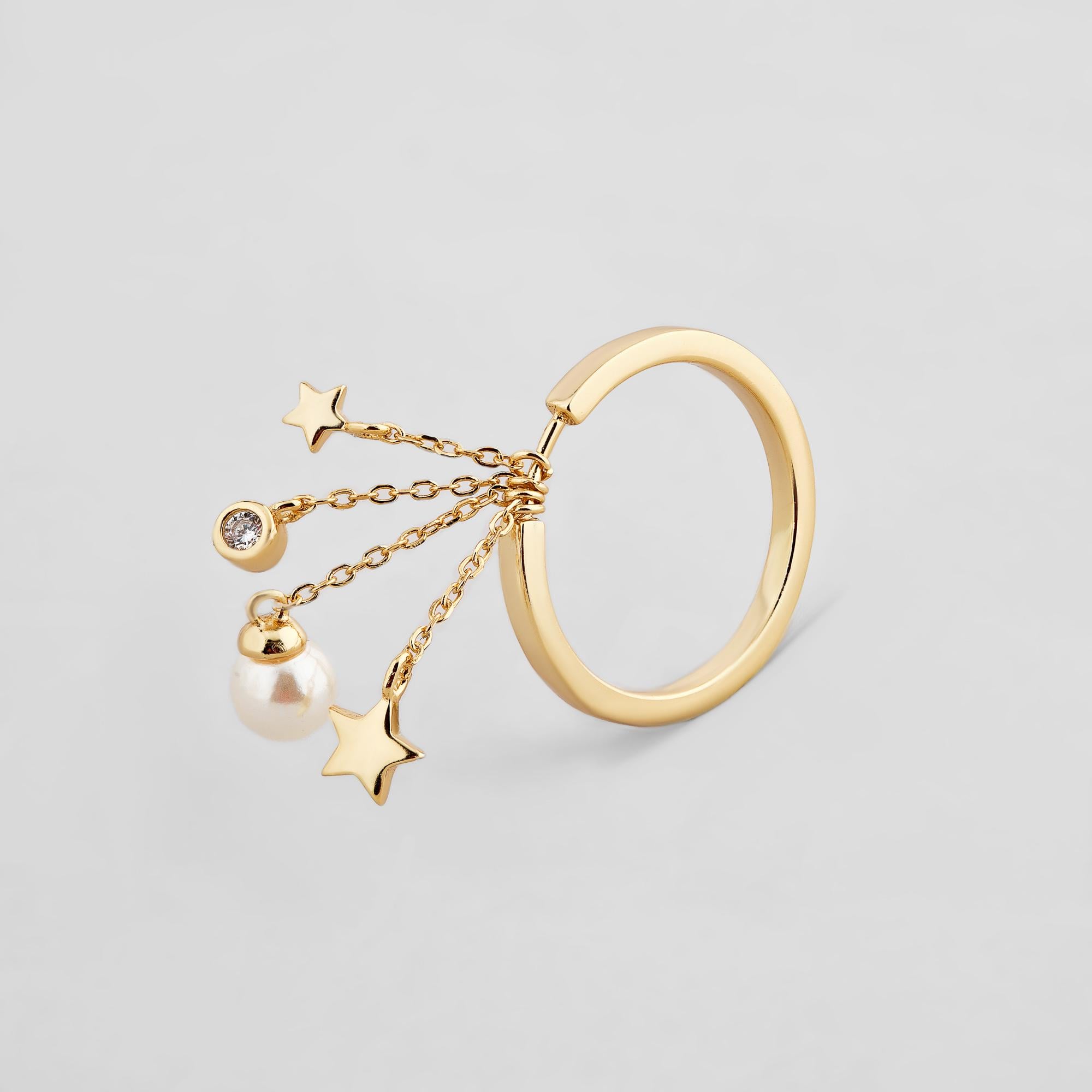 Серебряное кольцо Minimal Морское королевство р. 17 (DSR6525-17)