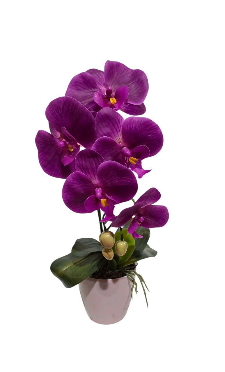 Орхидея искусственная Ravisto 42x16 см Фиолетовый (0513-3)