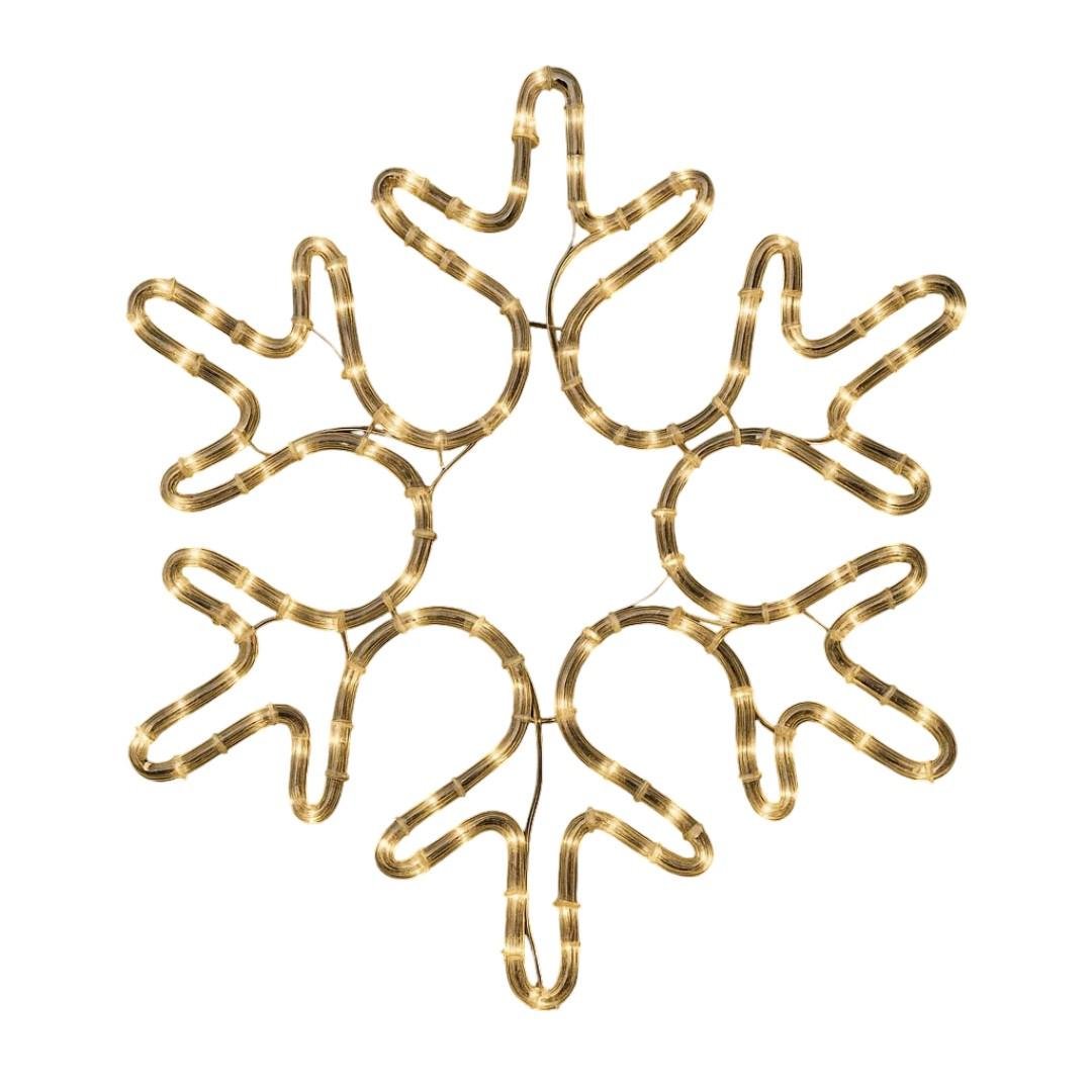 Фигура новогодняя светодиодная Снежинка LightZone Теплый белый (17558)