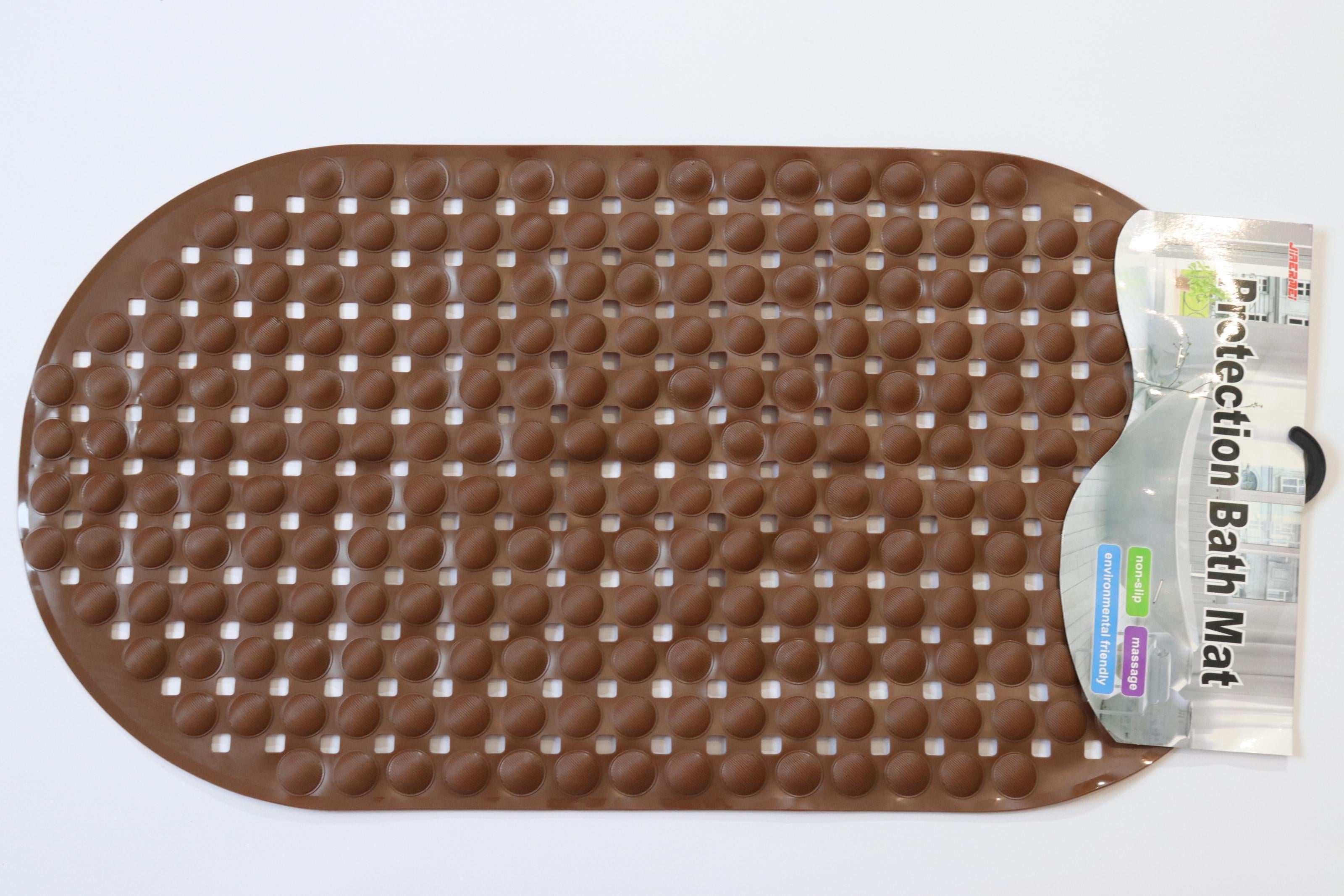 Коврик в ванную PopIt на присосках силиконовый 34x67 см (7232-POP-brown)
