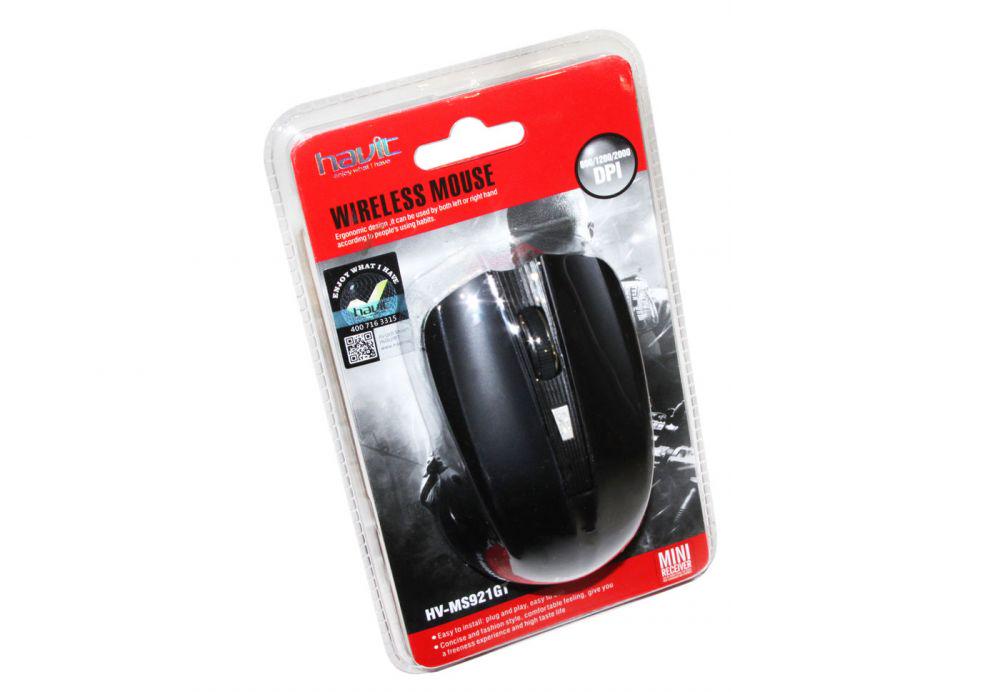 Миша Havit HV-MS921GT USB 2,4 GHz Black (50413)