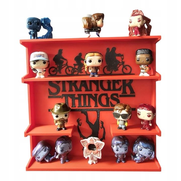 Подставка тематическая для фигурок Stranger Things Kinder Joy Funko Pop Stand/Display/Для 24 Фигурок из Сериала Странные Чудеса