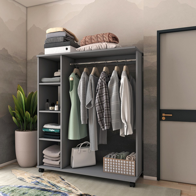 Гардеробна стійка Doros Д1 Графіт (41510078) - фото 2 Гардеробна стійка Doros Д1 Графіт (41510078) - фото 2