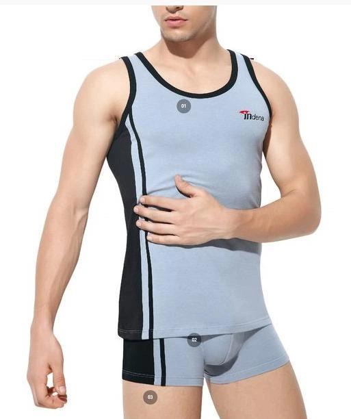 Комплект білизни для чоловіків Indena 2XL Синій (31022) Комплект білизни для чоловіків Indena 2XL Синій (31022)