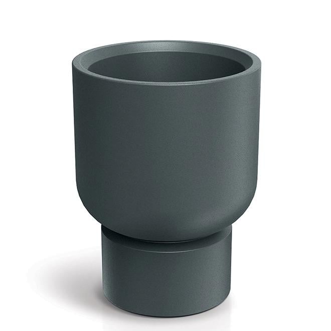 Горщик пластмасовий Molta Base Round Midl 40 см Графітовий (ST01200)