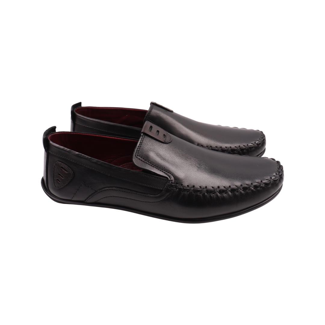 Мокасины мужские Copalo из кожи р. 45 Черный (231-22DTM)