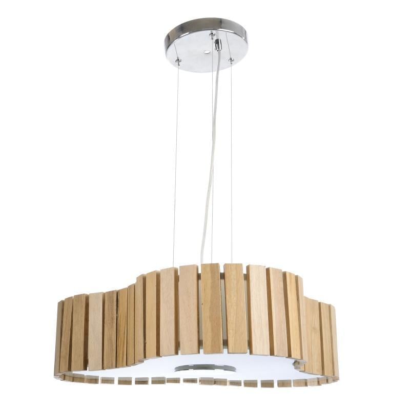 Люстра деревянная прованс подвесная Brille BR-495S/3 E27 для кухни