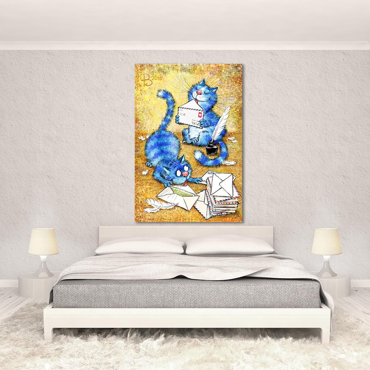 Модульная картина Письма 1 модуль 70x105 см