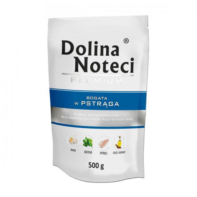 Корм влажный для собак Dolina Noteci Premium с форелью 500 г пауч (108033)