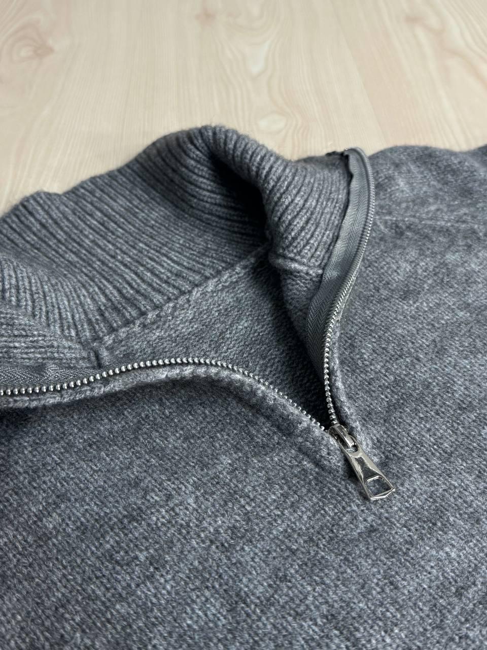 Светр жіночий A-N 1780 з коміром на блискавці OS Сірий (5969) - фото 5