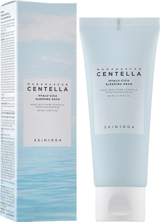 Маска ночная увлажняющая SKIN1004 Madagascar Centella Hyalu-Cica с гиалуроновой кислотой и центелой (2590108031)