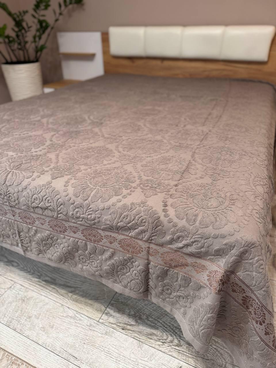 Простирадло махрове 200х230 см Коричневий (П4К-А-mahra-002-03)