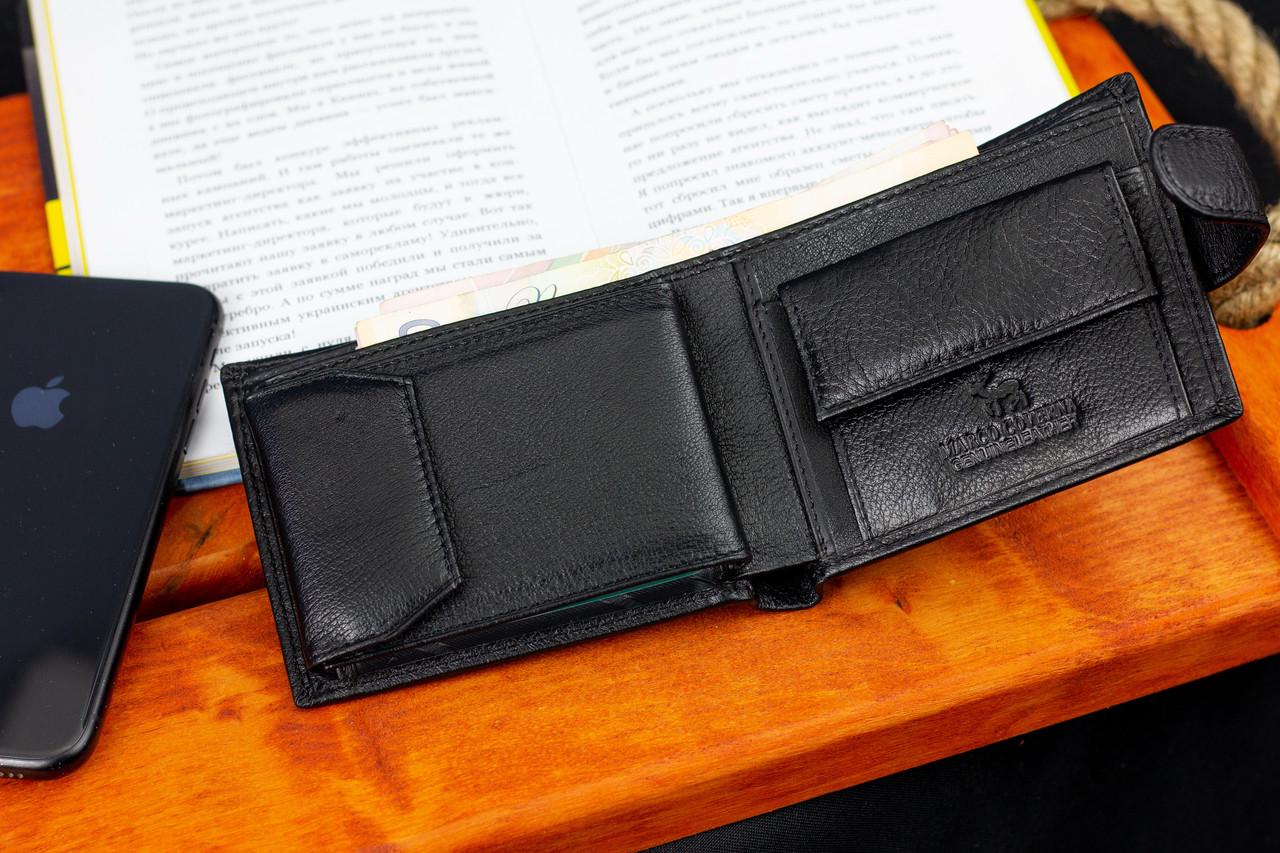 Портмоне мужское Marco Coverna из натуральной кожи с визитницей Черный (MC-2057-1) - фото 9 Портмоне мужское Marco Coverna из натуральной кожи с визитницей Черный (MC-2057-1) - фото 9